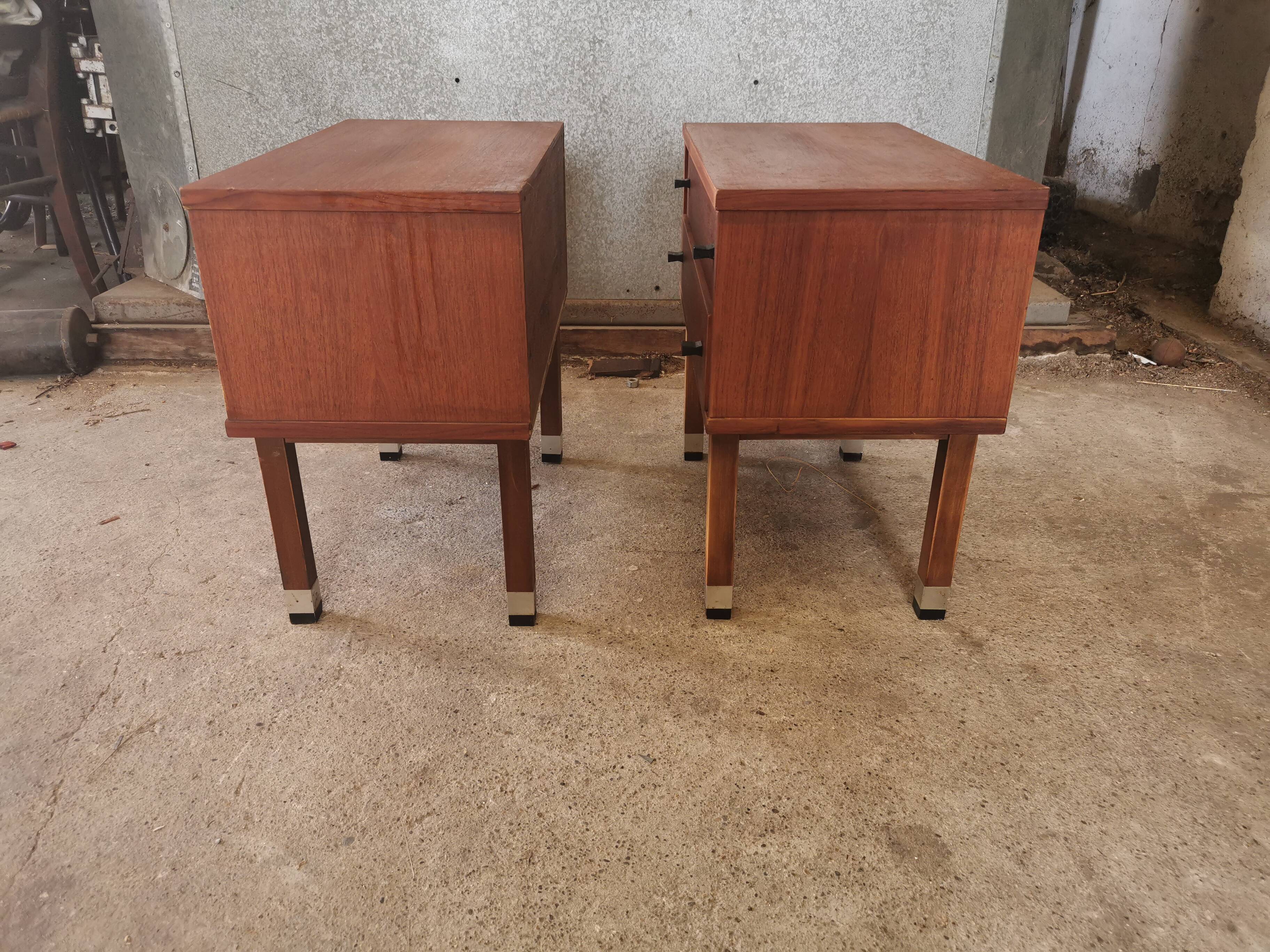 Paire de chevets vintage