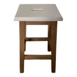 Vintage oak stool 260287