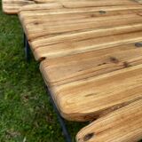 Guinguette table and benches