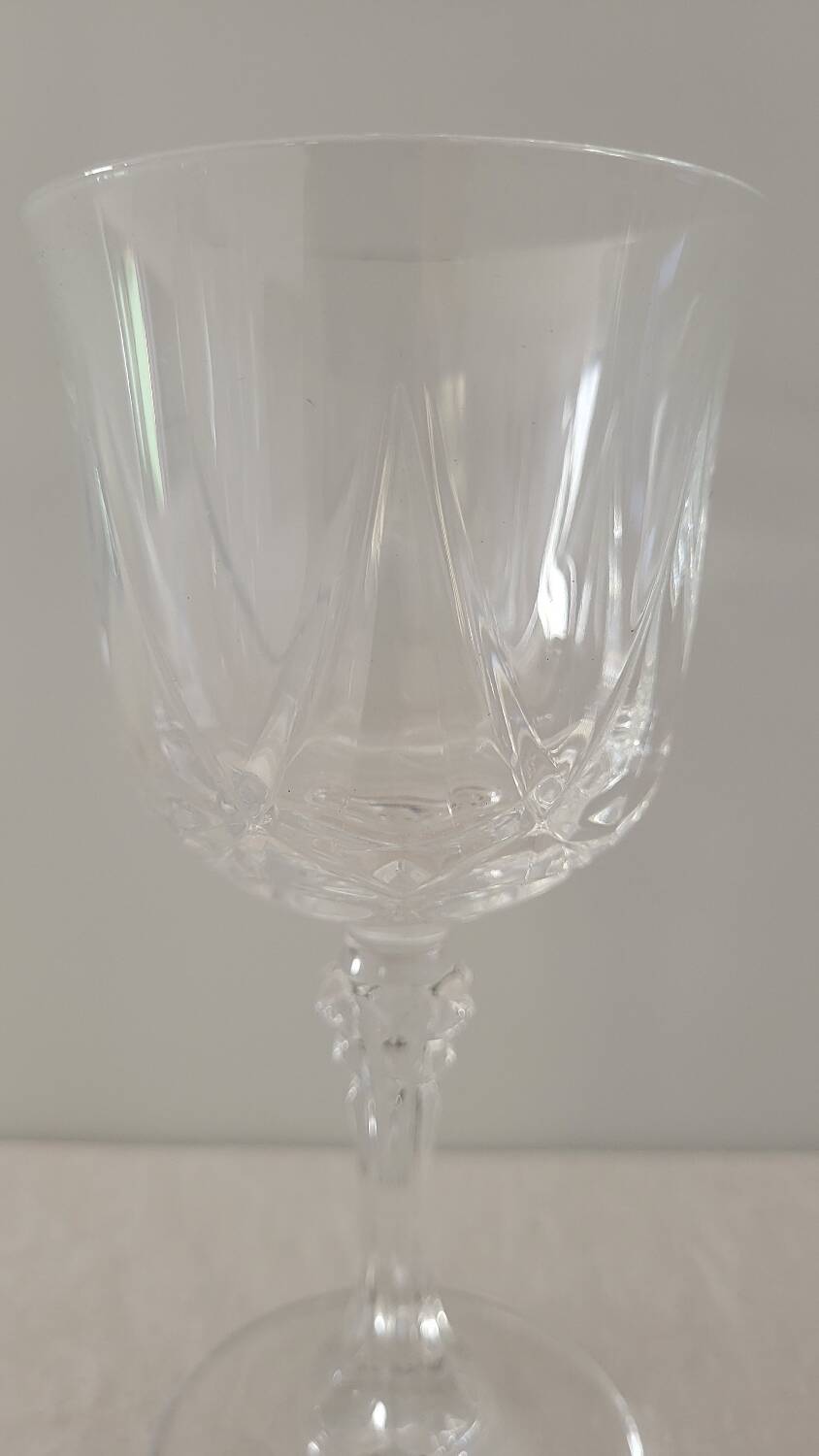 Crystal carved glasses