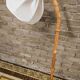 Danish pine floor lamp 1970 vintage