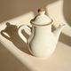 Vintage coffee service Longchamp – French earthenware, 1970s