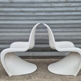 Pair of Verner Panton chairs, Vitra edition