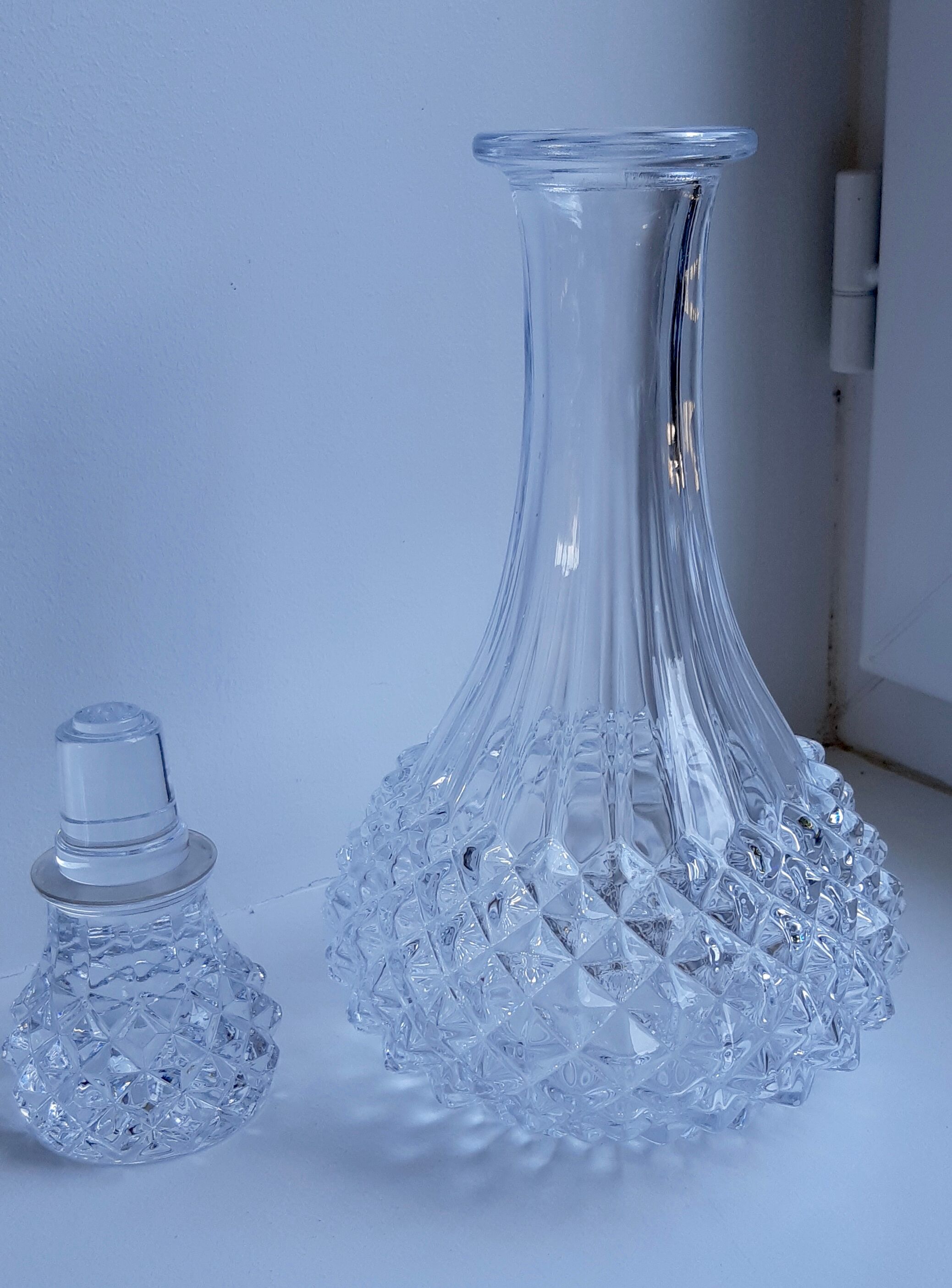 Crystal wine decanter 50s