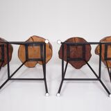 Rustic modernist bar stools