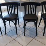 Set of 4 vintage bistro chairs from the 1970s