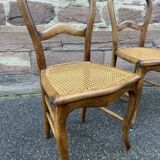 4 chaises rustique d’époque Louis Philippe
