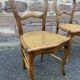 4 rustic Louis Philippe period chairs
