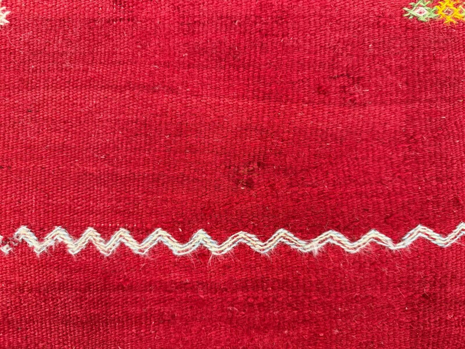 Vintage Moroccan square kilim 108x104 cm kelim wool rug medium 2527