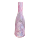 Pink blown glass vase La Rochère