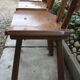 Lot of three old brutalist chairs