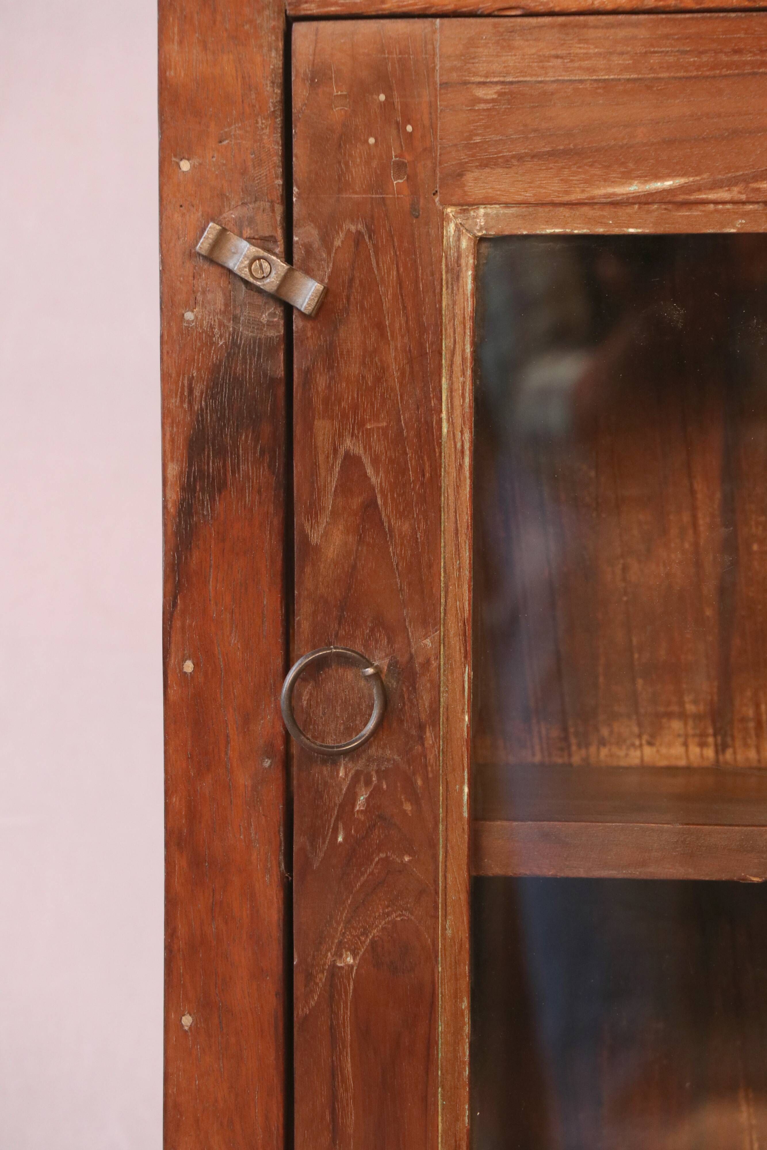 Old Burmese teak cabinet