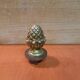 Door or antique furniture knob "Pine cone" in solid brass