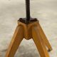Workshop chair 1950 feet compass skaï red atypical