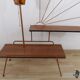 Shelf bookcase with seventies light