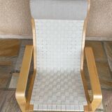 2 vintage adjustable Pulkka lounge chairs by Llmari Lappalainen for Asko