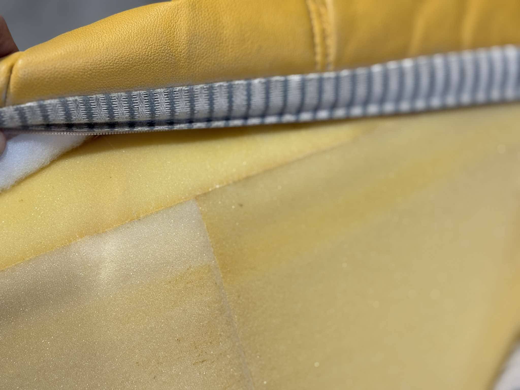 Togo - ligne roset - yellow leather