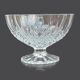 Compotier cup on foot flat servant cup pedestal crystal