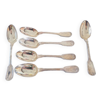 Christofle, France - Series of 6 tablespoons - Chinon model
