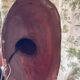 Rare and imposing wall light, torchiere mid-20th century