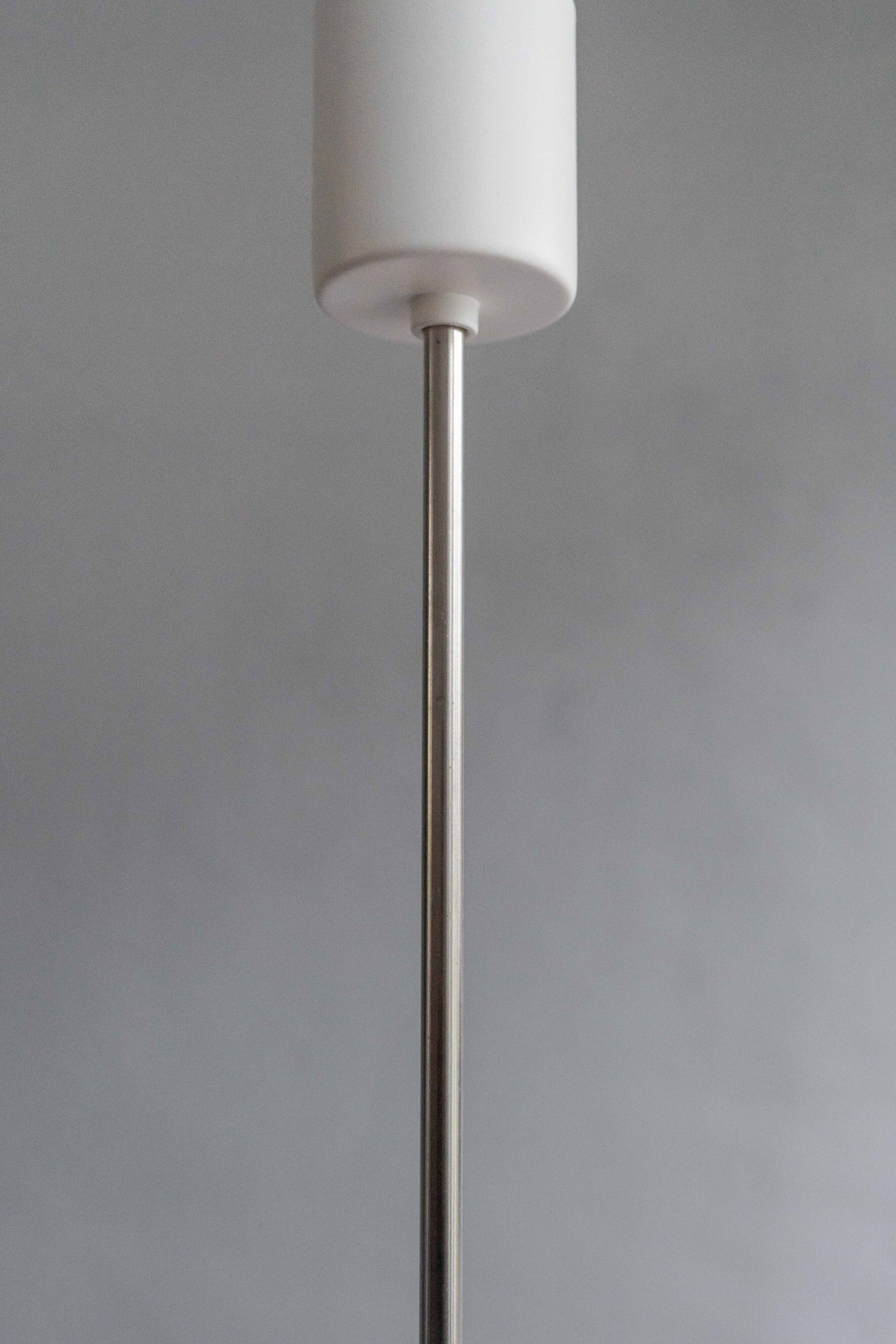 Vintage Czechoslovak Hanging Glass Lamp By Osvětlovací Sklo, 1970s