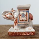 Ceramic elephant, beige
