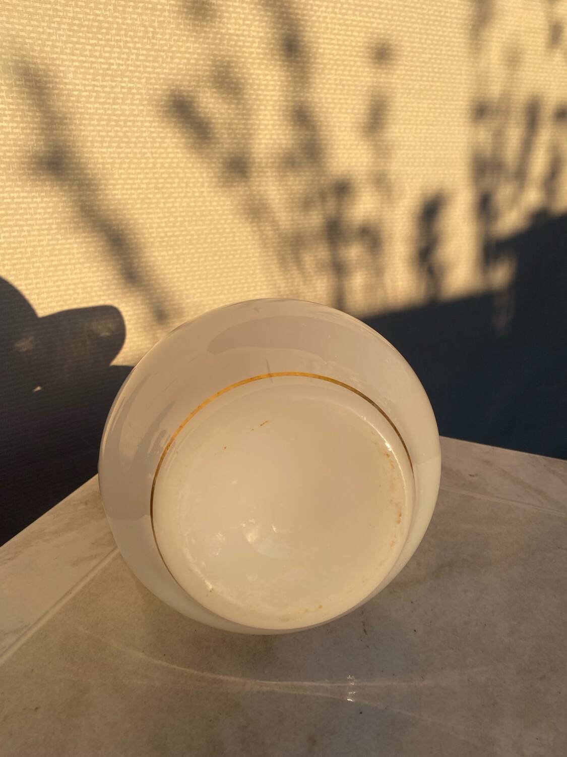 Ancien broc en opaline napoleon III