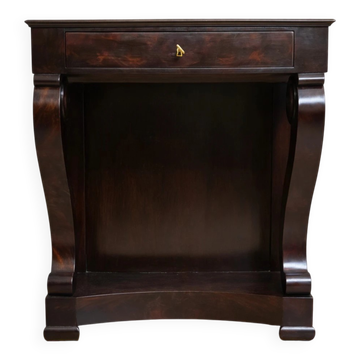 Empire-style console – Mahogany – 1 drawer – 19th century