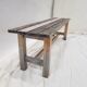 Banc en bois vintage