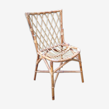 The 1960s vintage rattan chair