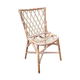 Chaise en rotin vintage des années 60