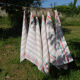 50s French Set of 6 Linen Tea Towels.