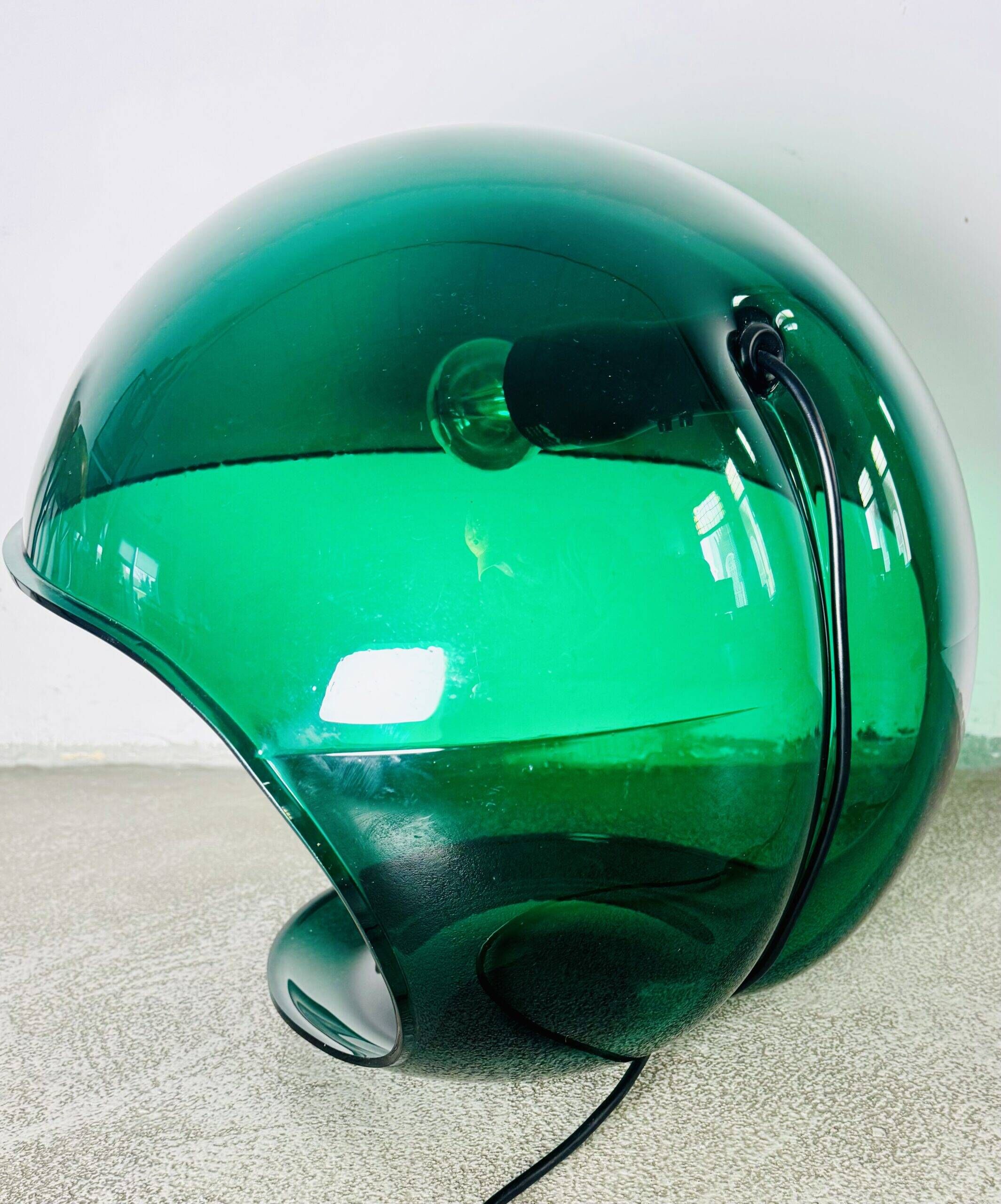 Foglia Model 643 Translucent Table Lamp By Elio Martinelli For Martinelli Luce, Italy 1969