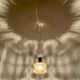 Amber Bubble Glass Pendant Lamp by Helena Tynell for Glashütte Limburg