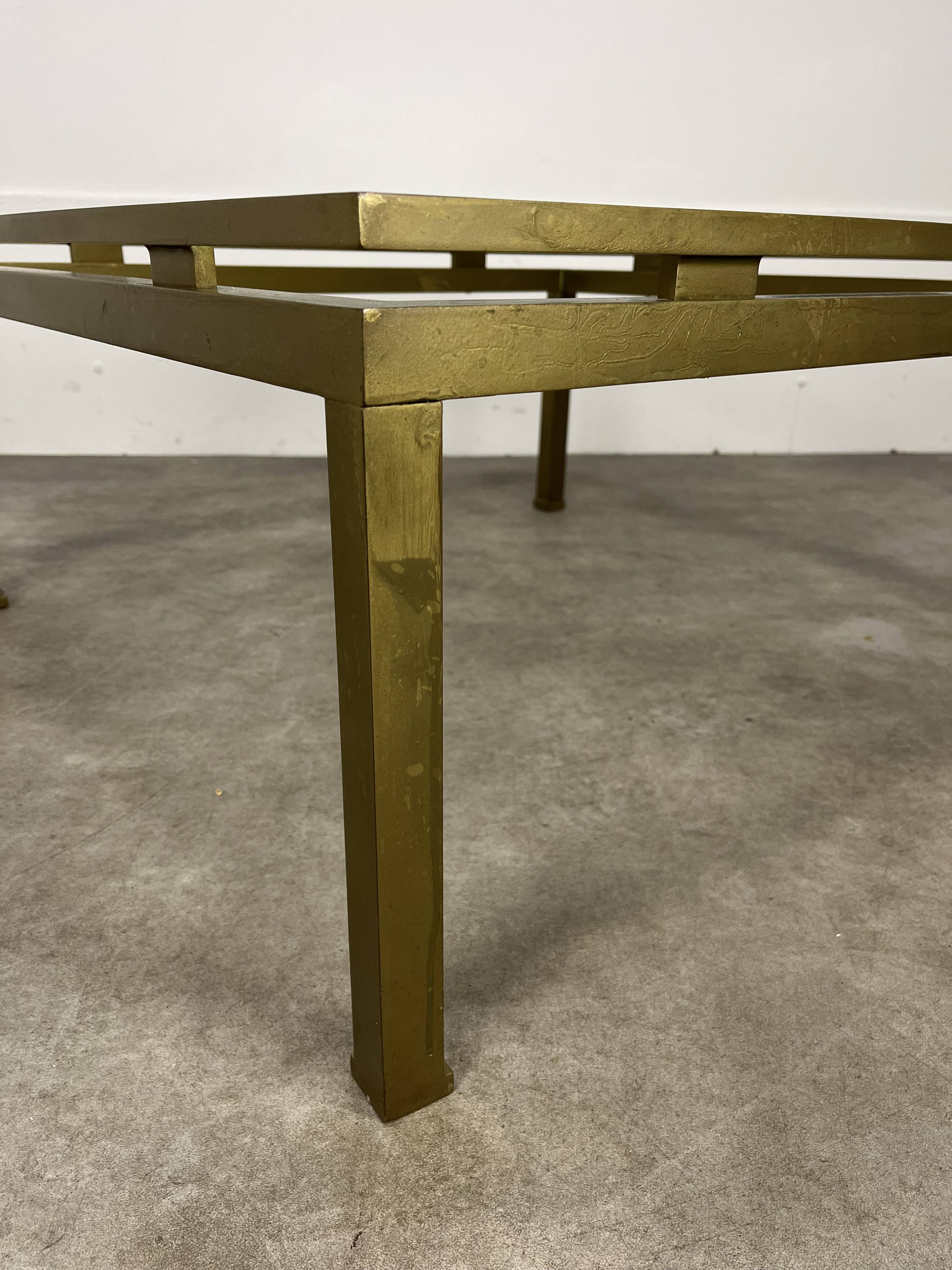 Table basse Guy Lefèvre pour Maison Jansen 1970