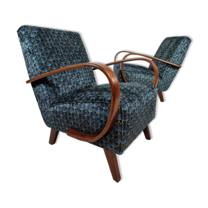 Fauteuils de Jindrich halabala pour UP Závody années 1950, Set de 2