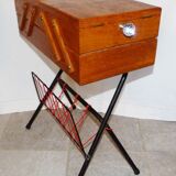 Scoubidou sewing basket
