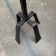 Vintage brutalist candle holder in wrought iron