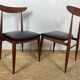 A vintage Scandinavian teak skai chair from AN60