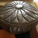 Leather pouf 1970