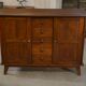 Oak buffet reconstruction by René Gabriel 1940s