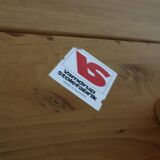 Table à manger vintage ronde extensible danoise Vamdrup Stolefabrik 1960