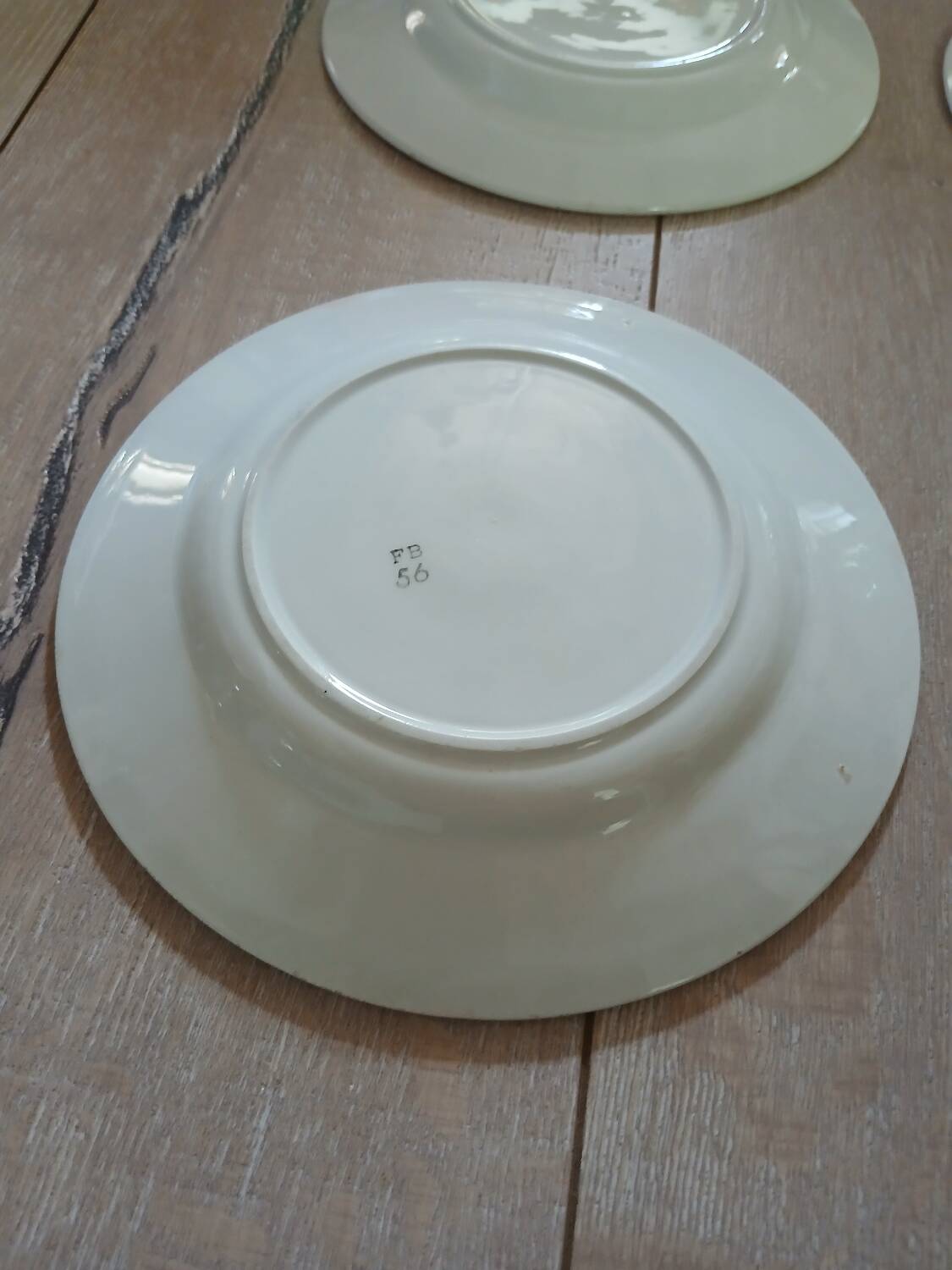 8 old Badonviller dessert plates
