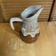 Vintage revol barrel-shaped flamed ceramic jug 3/4 litre