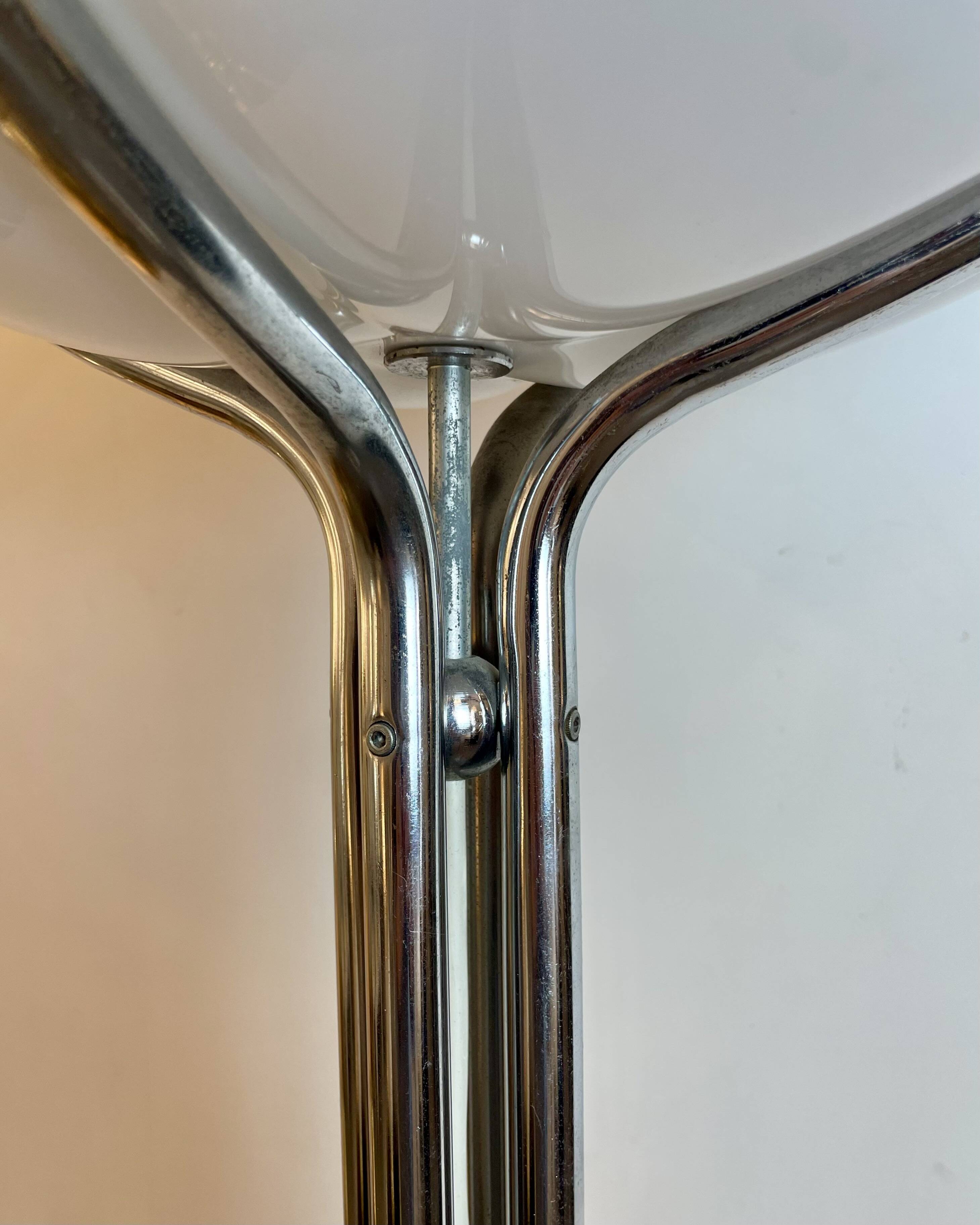 Quadriofoglio, Floor Lamp by Gae Aulenti for Harvey Guzzini, 1970s