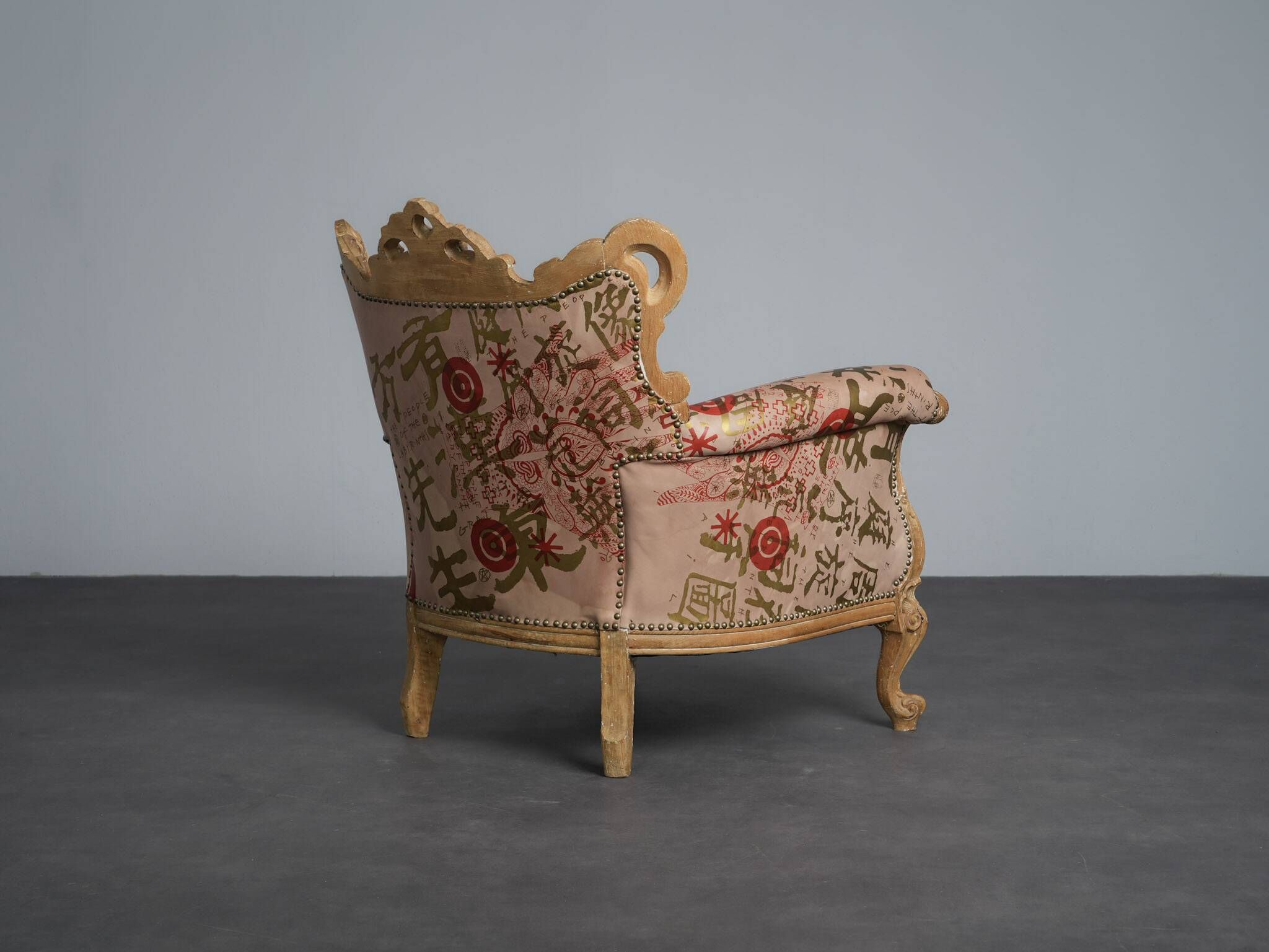 Pair of Baroque armchairs by The People of the Labyrinths, Netherlands, 2000s