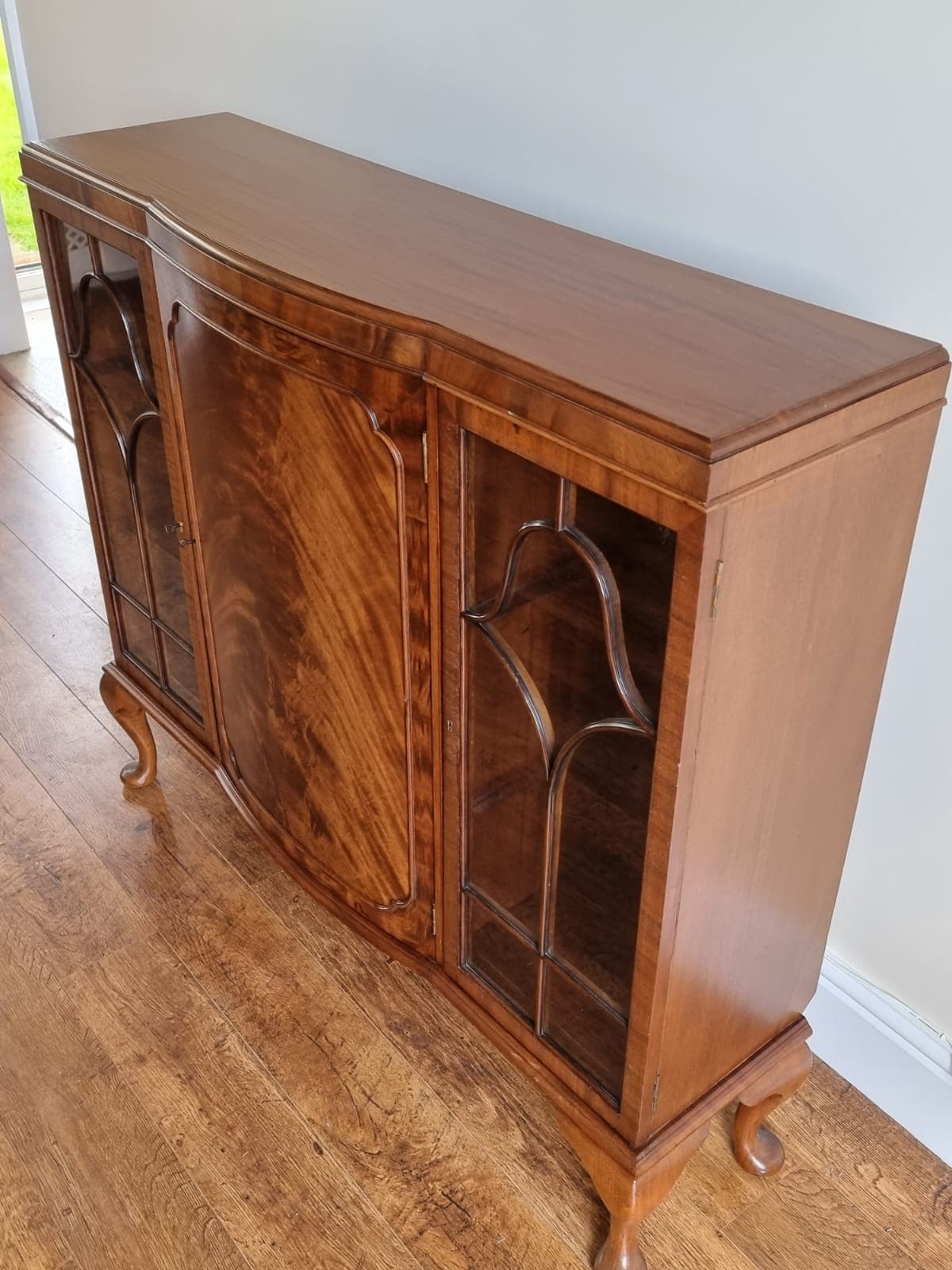 Antique queen anne style bookcase