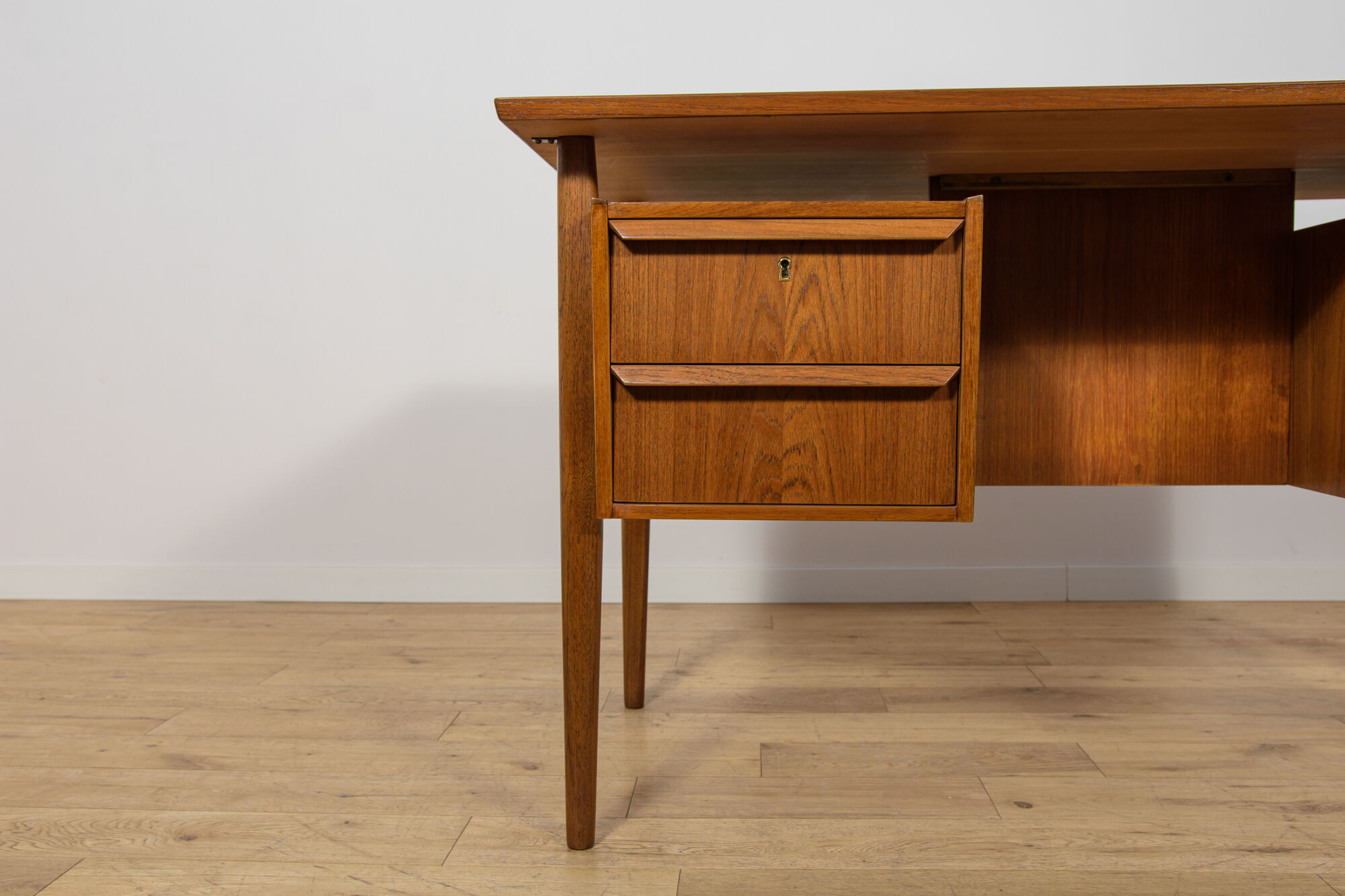 Mid-Century Teak Desk by Gunnar Nielsen Tibergaard, Denmark, 1960s