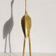 Brass heron 30cm