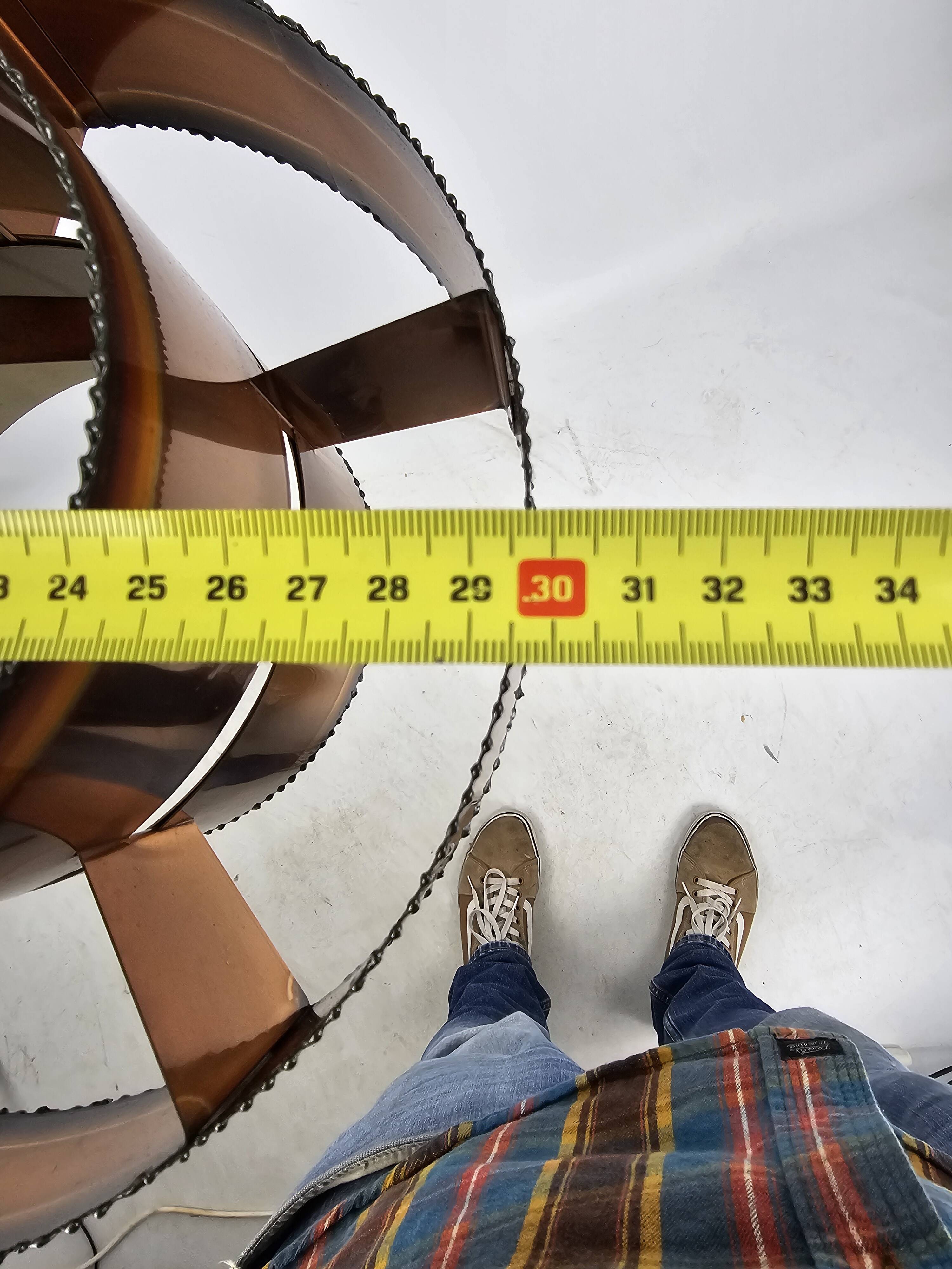 Lampe à suspension Sven Aage Holm Sørensen cuivre années 1960 Danemark